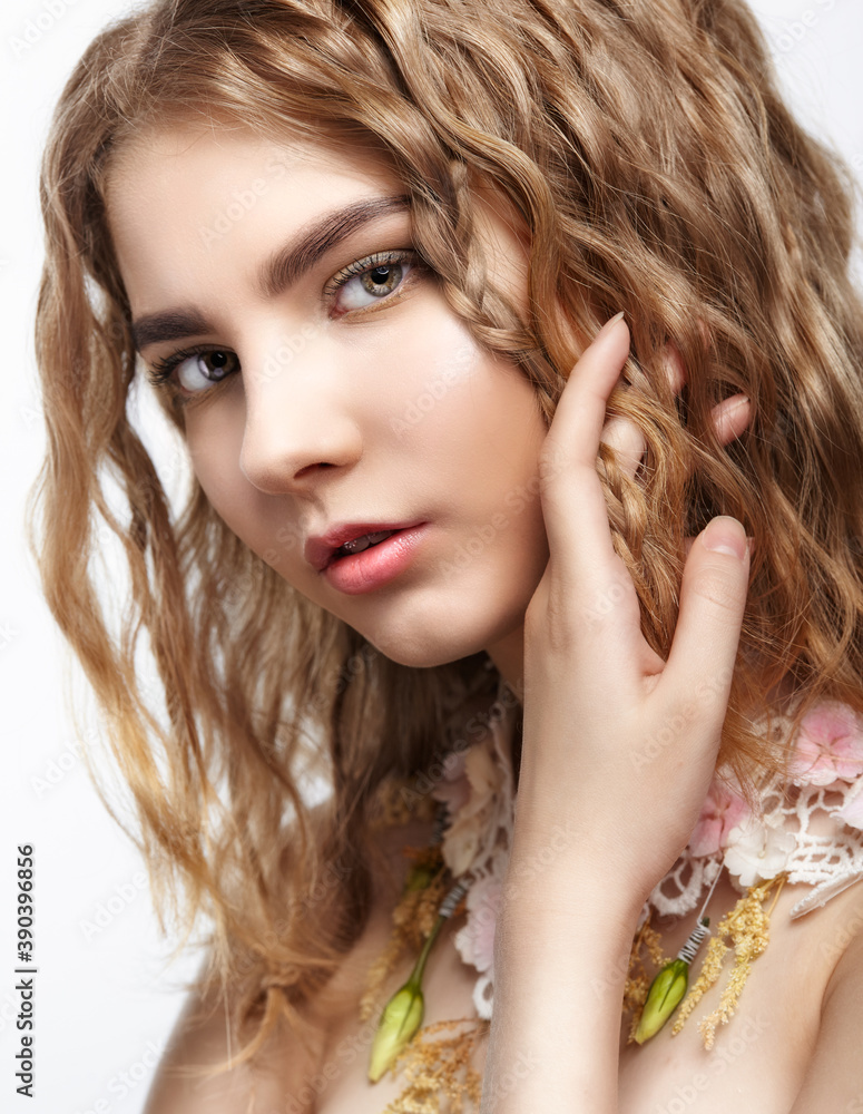 Portrait of teen girl