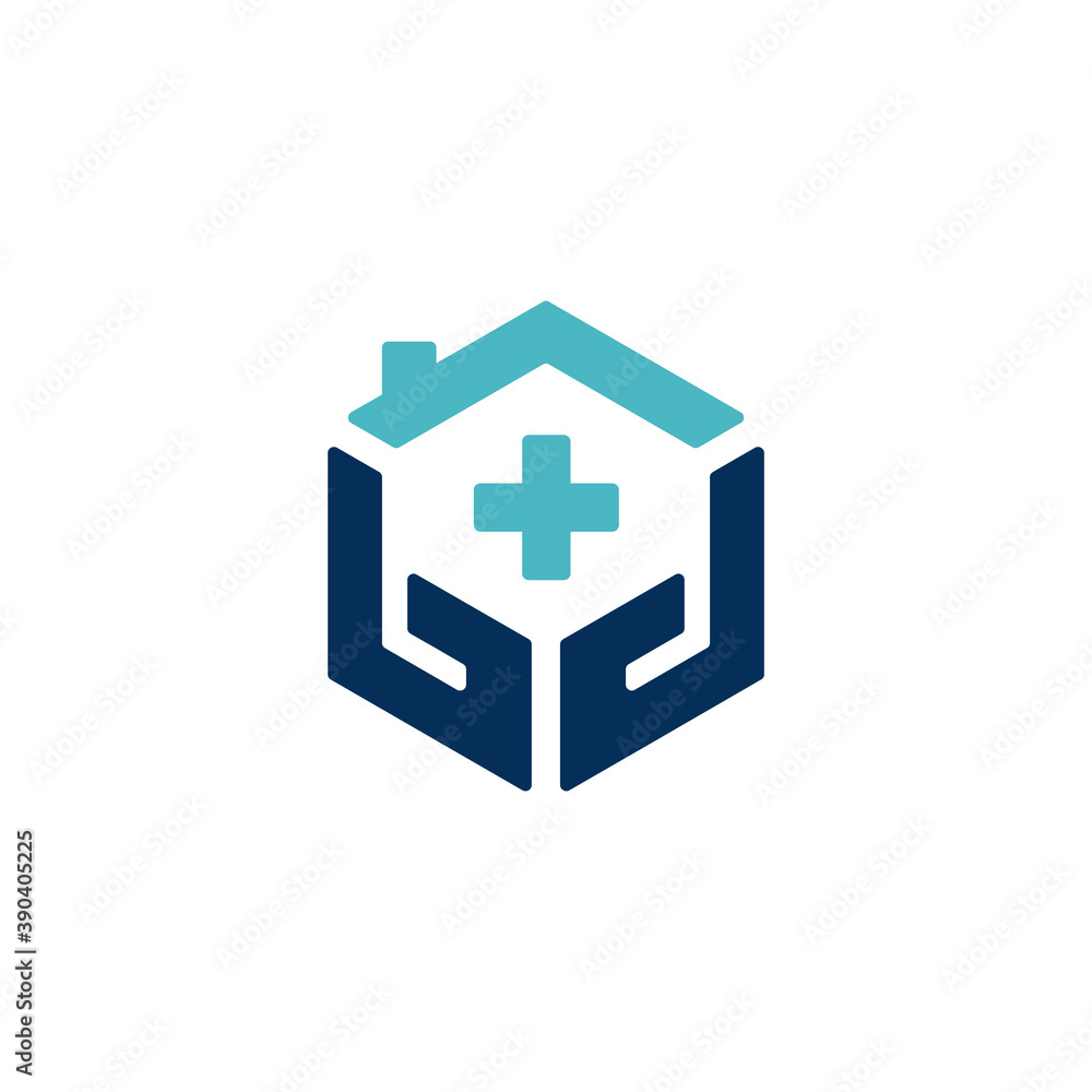 home healthy care vector logo
