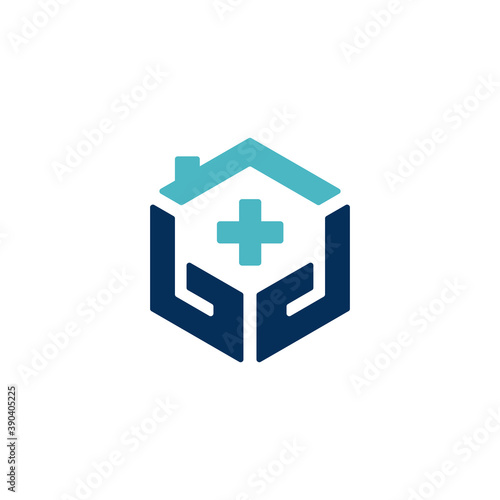 home healthy care vector logo