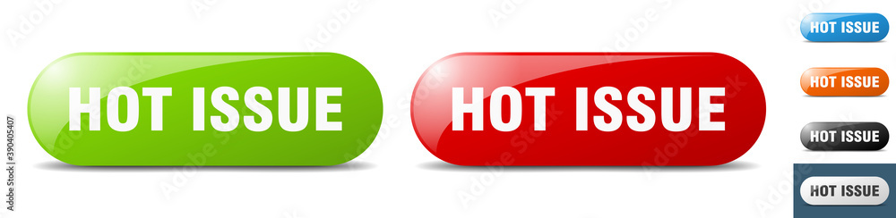 hot issue button. key. sign. push button set hot issue button. key. sign. push button set
