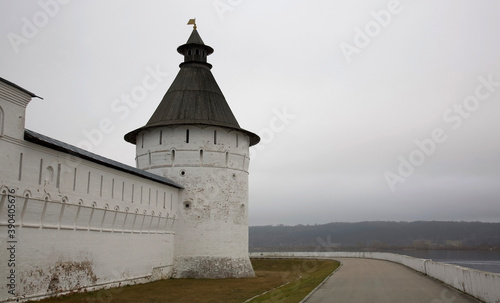 Tower of the fortress wall of the Makaryevsky monastery