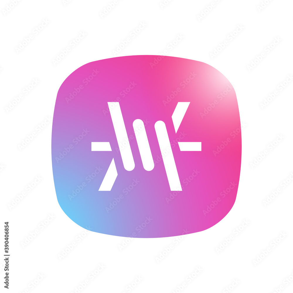 Barbed wire - Mobile App Icon Barbed wire - Mobile App Icon