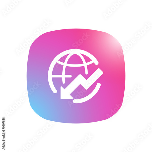 World Stock - Mobile App Icon