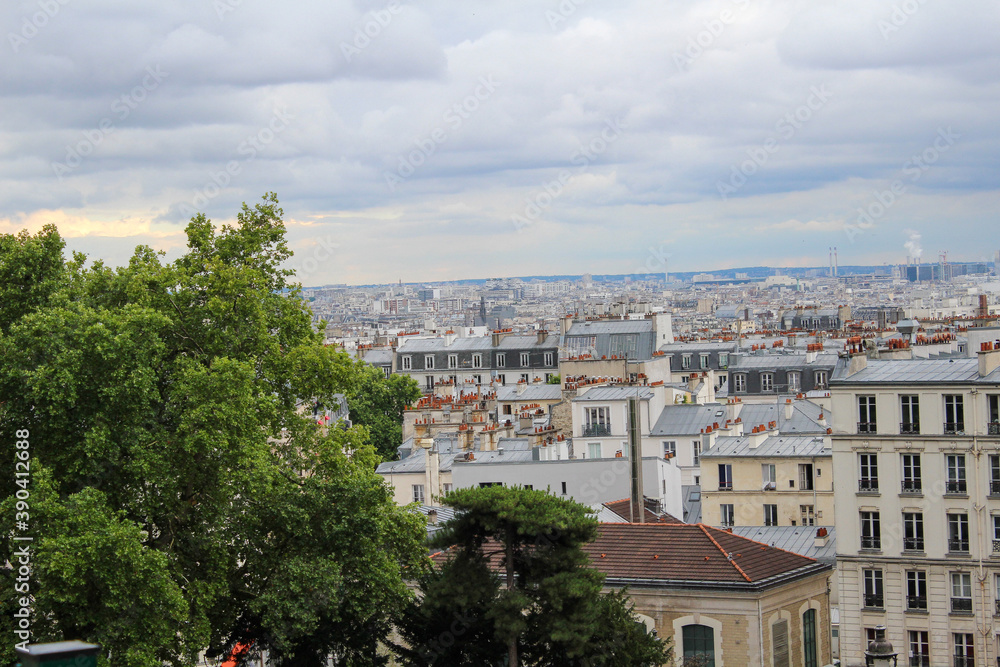Dächer von Paris Ausblick über die Stadt 