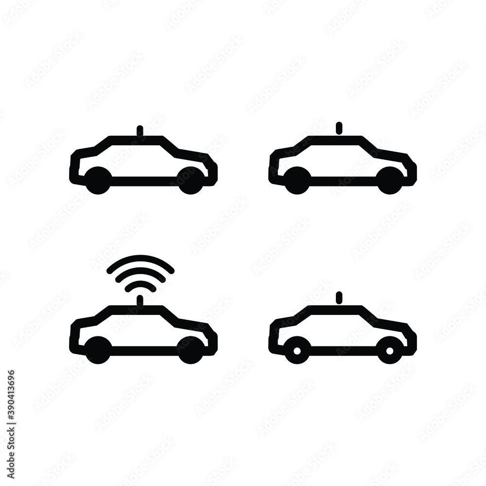 Car icon set