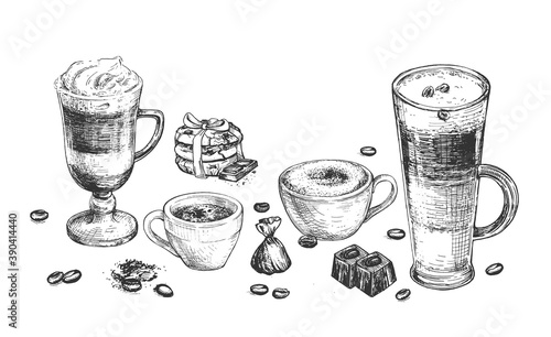 Aroma coffee assortment composition