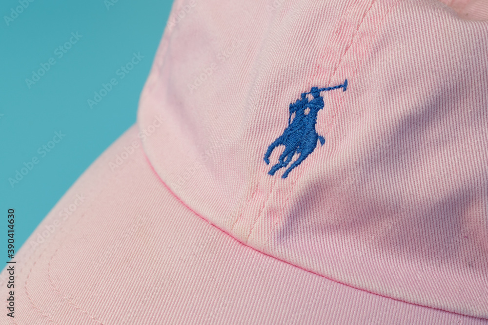 Moscow Russia 1 June 2020 Polo Ralph Lauren logo close up Illustrative Editorial. Stock Adobe Stock