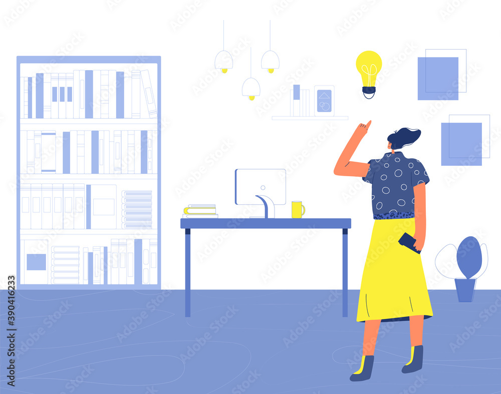 Freelancer work at home. Vector flat design. Freelancer work at home. Vector flat design.