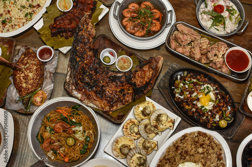 Εκτύπωση καμβά Filipino Food