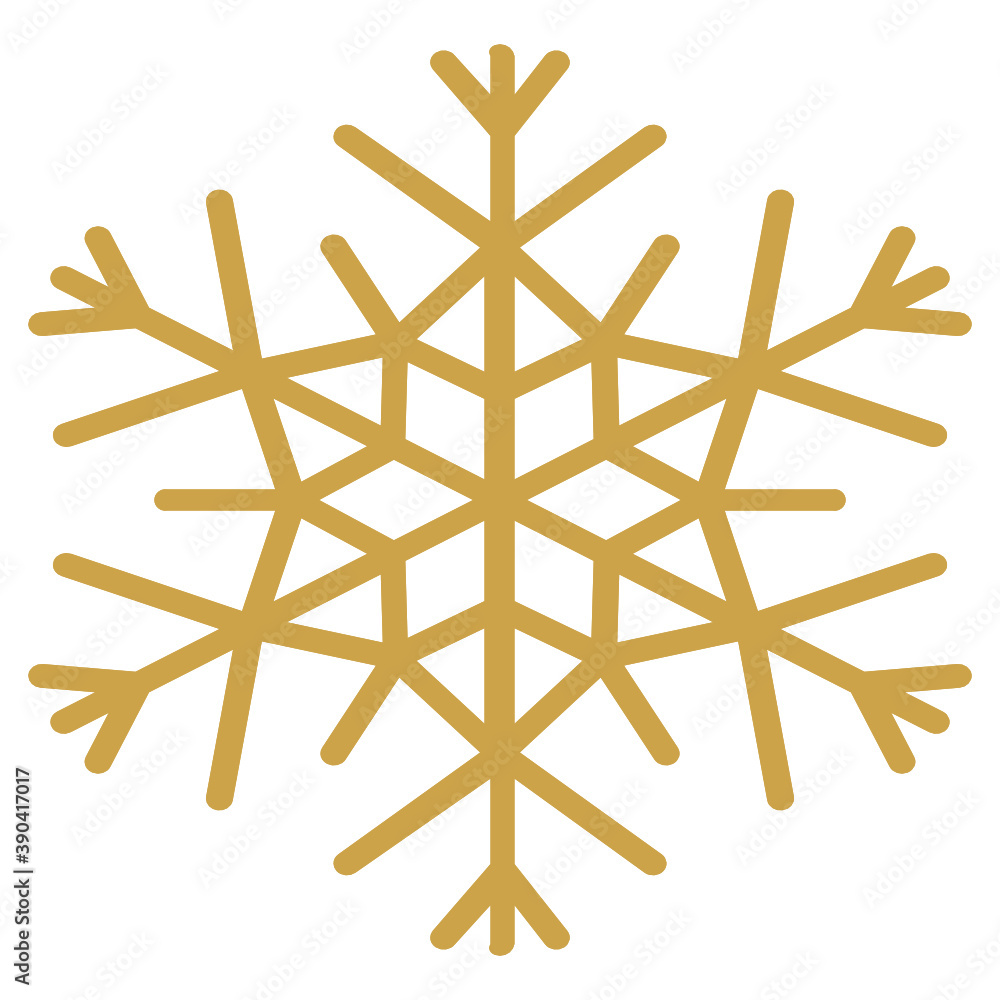 Gold Snowflake Icon. Snowflakes template. Christmas Snowflake winter. Snowflakes icons. Snowflake vector icon for brush stamp Gold Snowflake Icon. Snowflakes template. Christmas Snowflake winter. Snowflakes icons. Snowflake vector icon for brush stamp