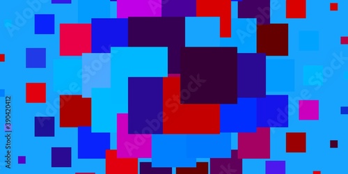 Fototapeta Naklejka Na Ścianę i Meble -  Light Blue, Red vector background in polygonal style.