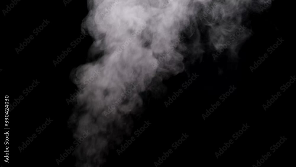 Abstract Smoke on black background