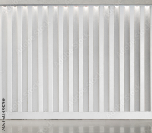 Wallpaper Mural white grooved metal texture Torontodigital.ca