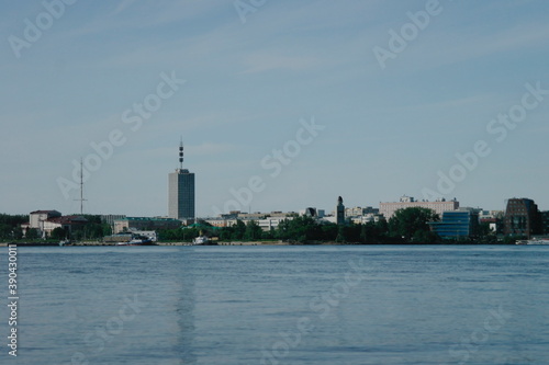 view of the city of Arkhangelsk from the Severnaya Dvina river