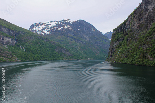 Ausblick in einen Fjörd in Norwegen 