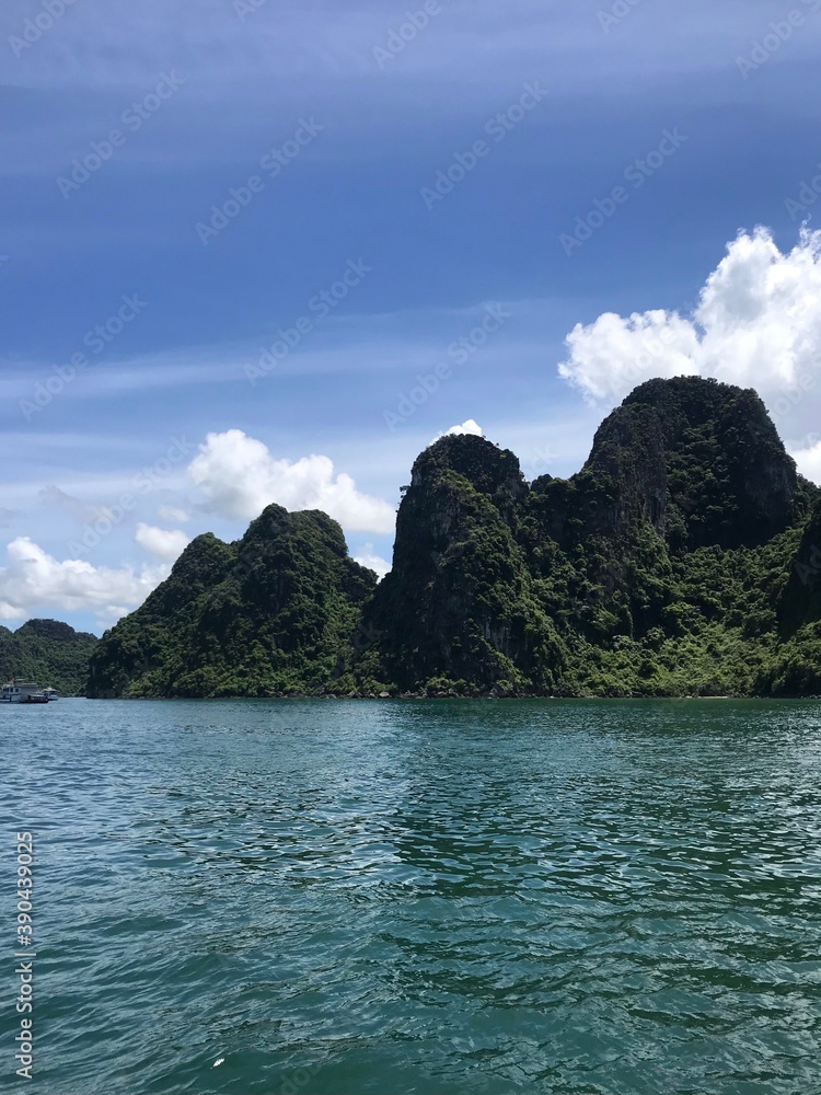 The beautiful islets of Halong Bay, Vietnam, a UNESCO World Heritage Site