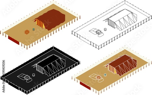 The Holy Tabernacle in perspective.