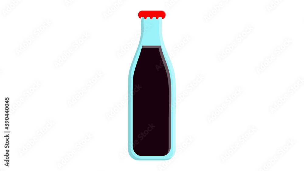 cola bottle icon soda bottle with red lable flat vector cola icon cola bottle icon soda bottle with red lable flat vector cola icon