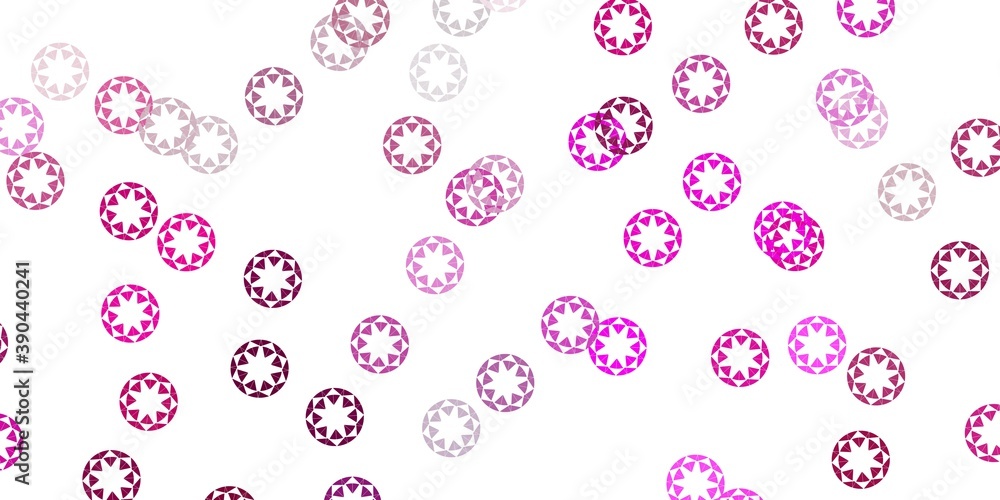 Light pink vector texture with disks. Light pink vector texture with disks.