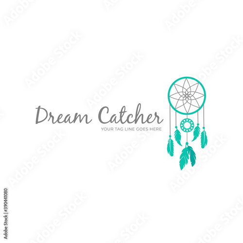 dream catcher logo design template