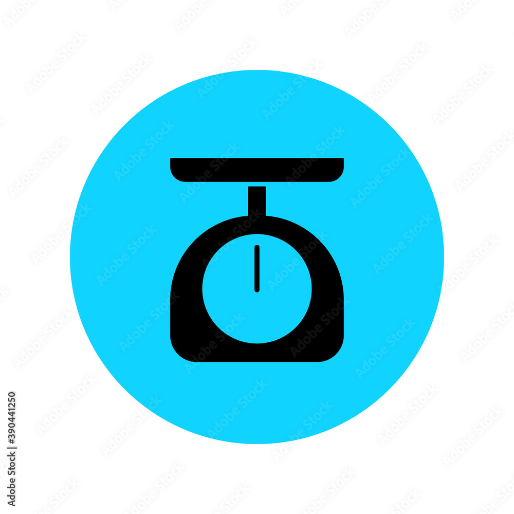 Weight line icon vector. scale icon Weight line icon vector. scale icon