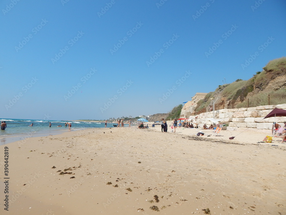 beach and sea