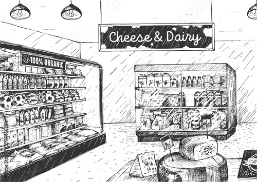 Cheese and dairy shop