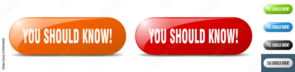 you should know! button. key. sign. push button set you should know! button. key. sign. push button set