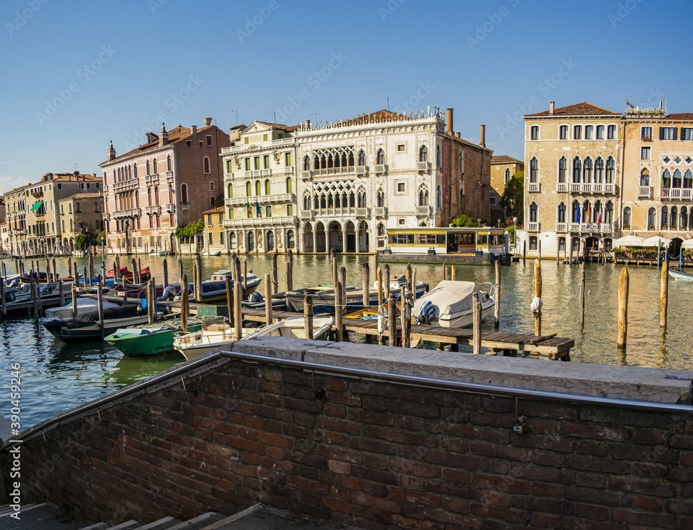 View on the Palazzo Miani Coletti Giusti in Venice, Veneto - Italy
