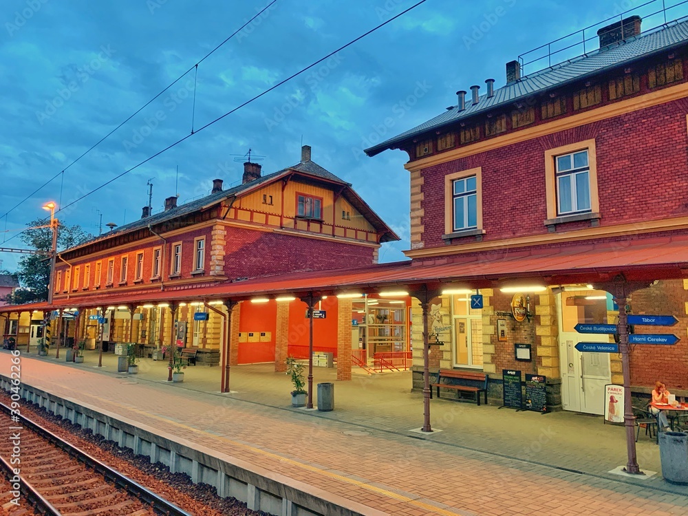 train station in the small town