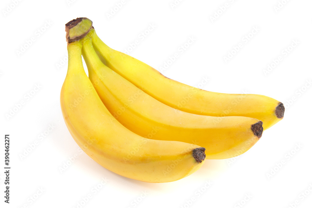 yellow bananas isolated on white background yellow bananas isolated on white background