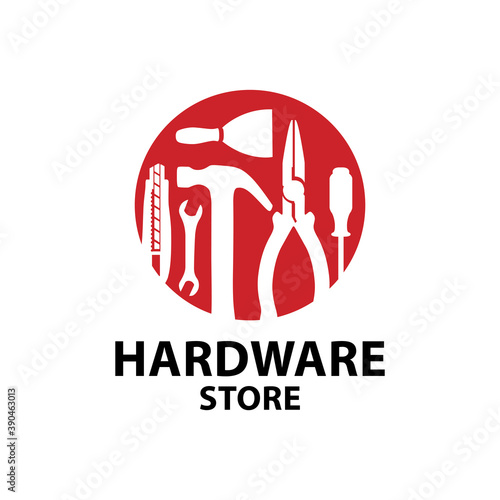 Vector logo of a building materials store