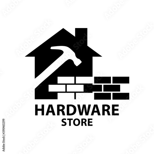 Vector logo of a building materials store