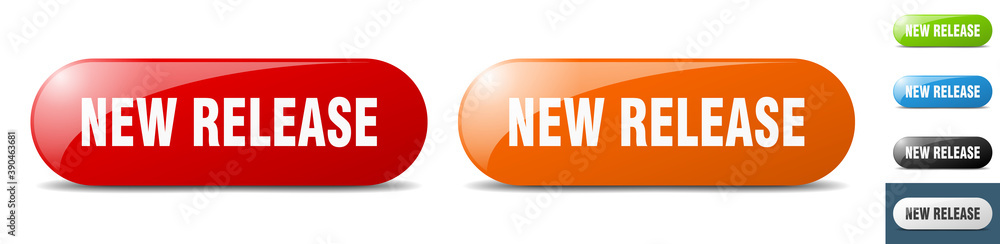 new release button. key. sign. push button set new release button. key. sign. push button set