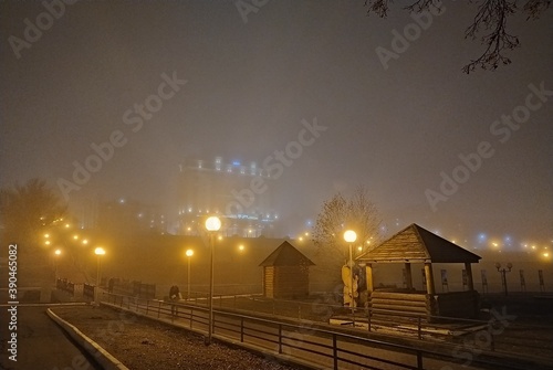 Fototapeta Naklejka Na Ścianę i Meble -  time lapse of a city at night