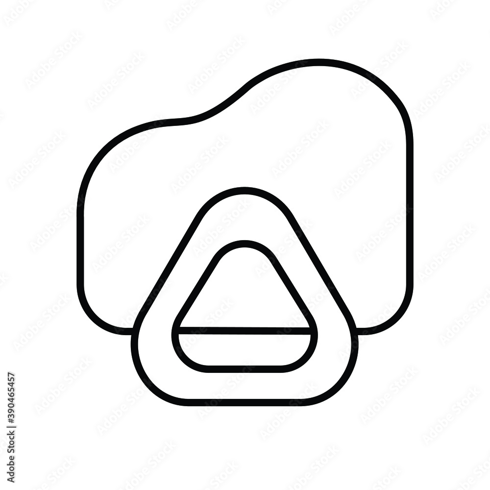 Face mask for protection line icon Face mask for protection line icon