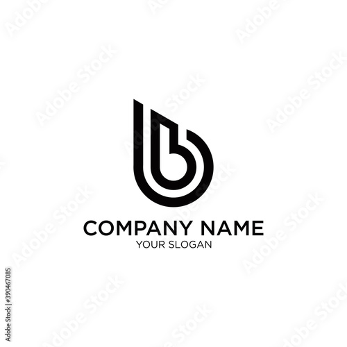 B letter or bb line logo 