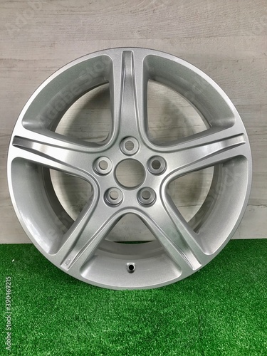 wheel of a car