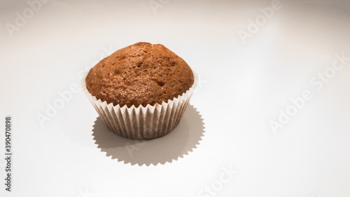 Baking, Cupcake on a light background, delicious dessert