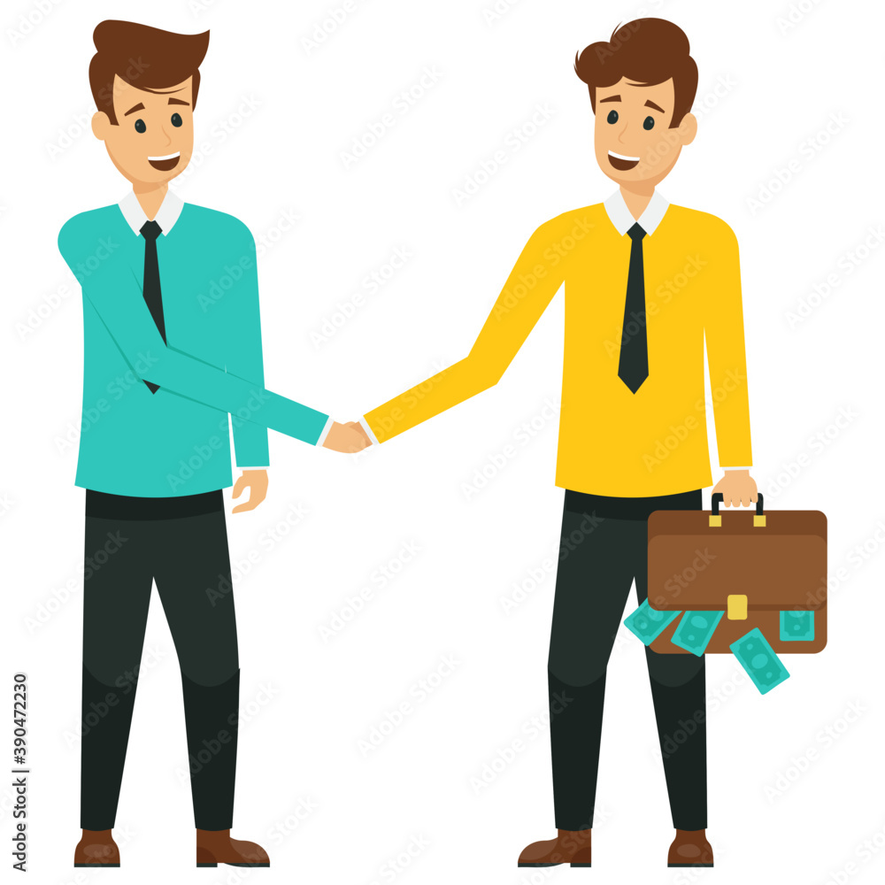 Fototapeta premium A person involved in business, businessman 