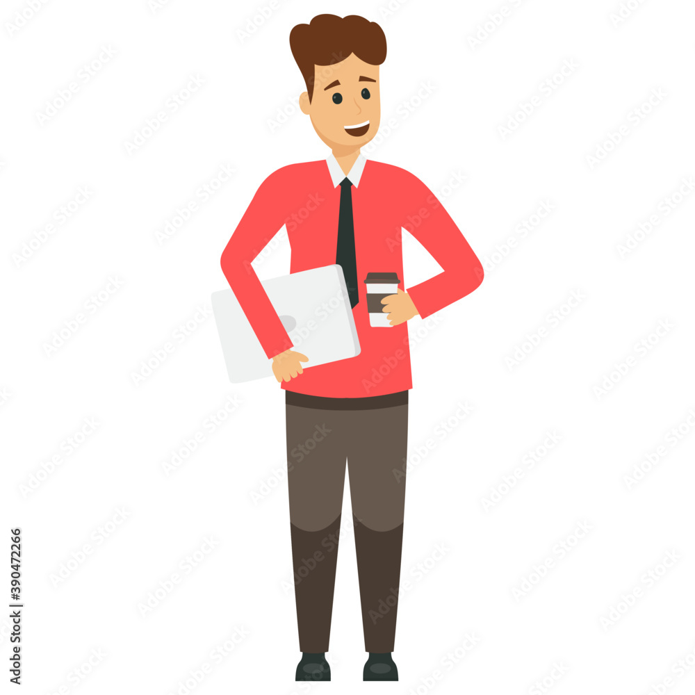 A person involved in business, businessman
A person involved in business, businessman