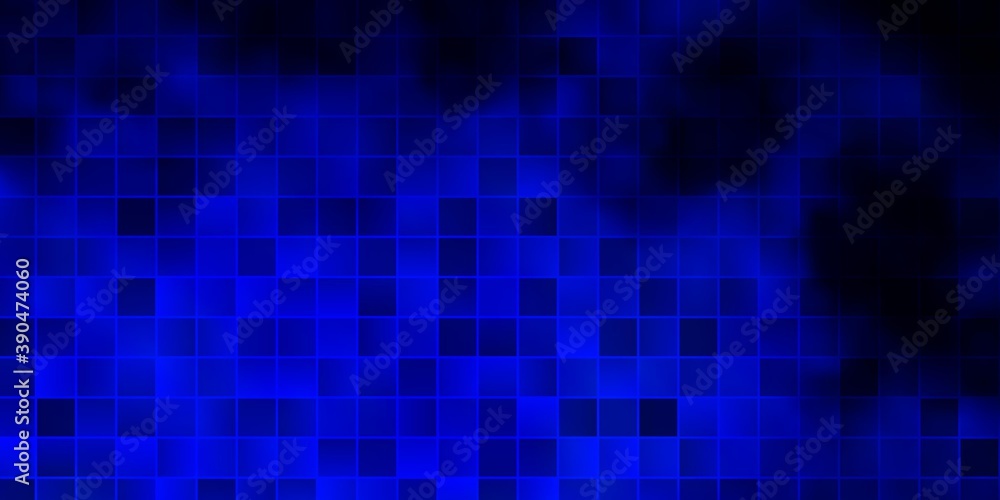 Dark BLUE vector texture in rectangular style.