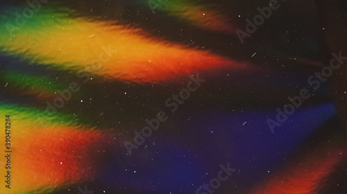 Dusted Holographic Abstract Multicolored Backgound Photo Overlay  Using Screen Mode for Vintage Retro Looking  Rainbow Light Leaks Prism Colors  Trend Design Creative Defocused Effect