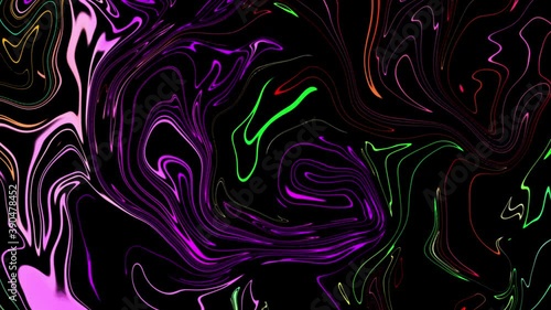 Liquid gradient animation. Digital colorful fluid wave minimalistic cover footage stylish. Abstract liquid marble video 4k for you presentation.