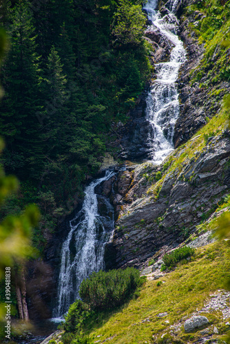 Waterfall in the mountains