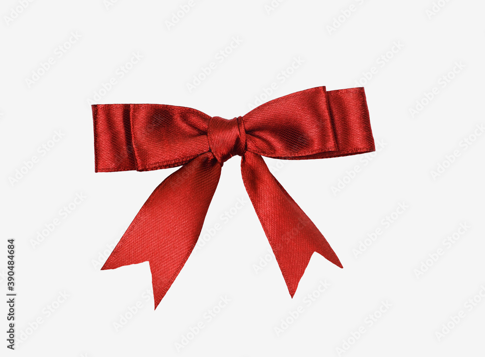 Red satin ribbon bow Red satin ribbon bow