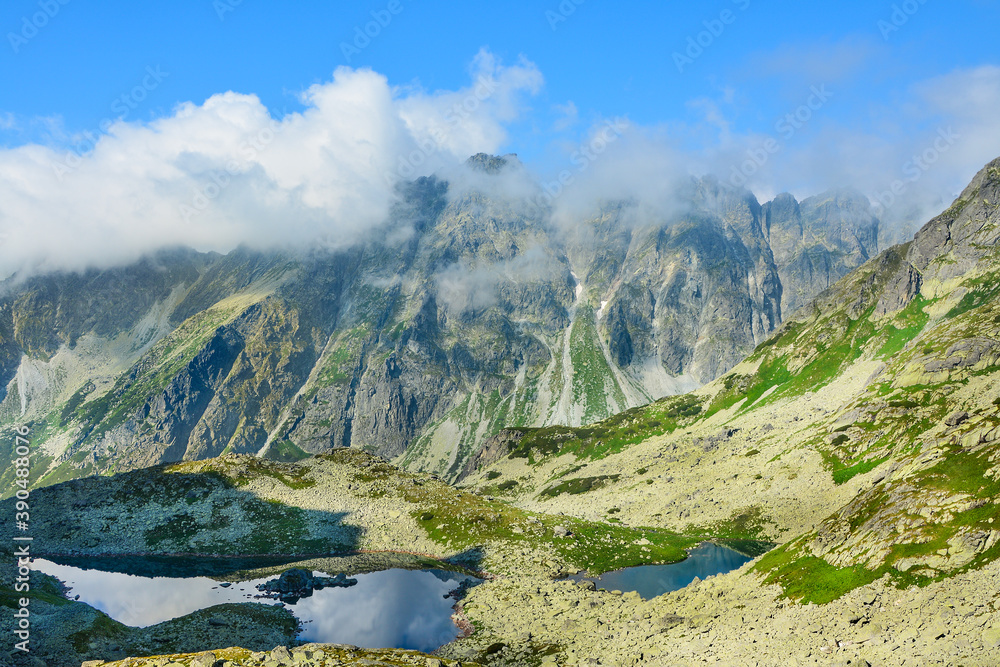 Tatra Mountains in Slovakia, beautiful mountain landscape in Carpathians