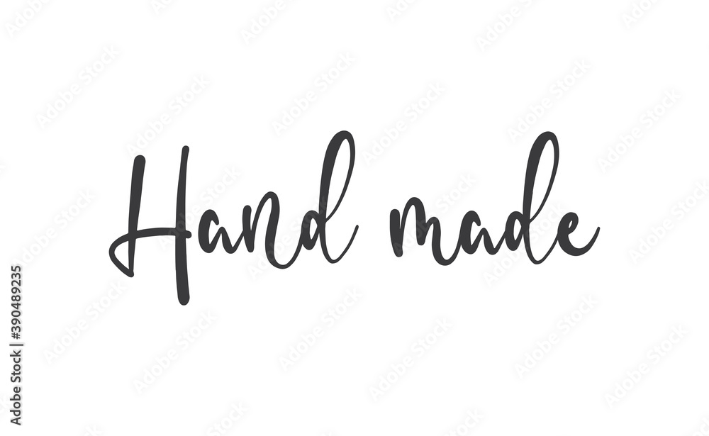Hand made text. Calligraphic handwritten lettering text. Vector. Hand made text. Calligraphic handwritten lettering text. Vector.