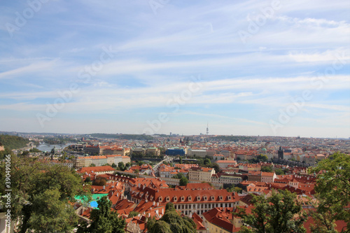 Prague panoramic view from the castle, Czech Republic.