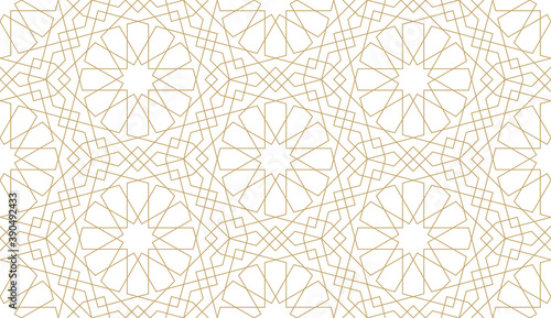 Seamless vector pattern in authentic arabian style